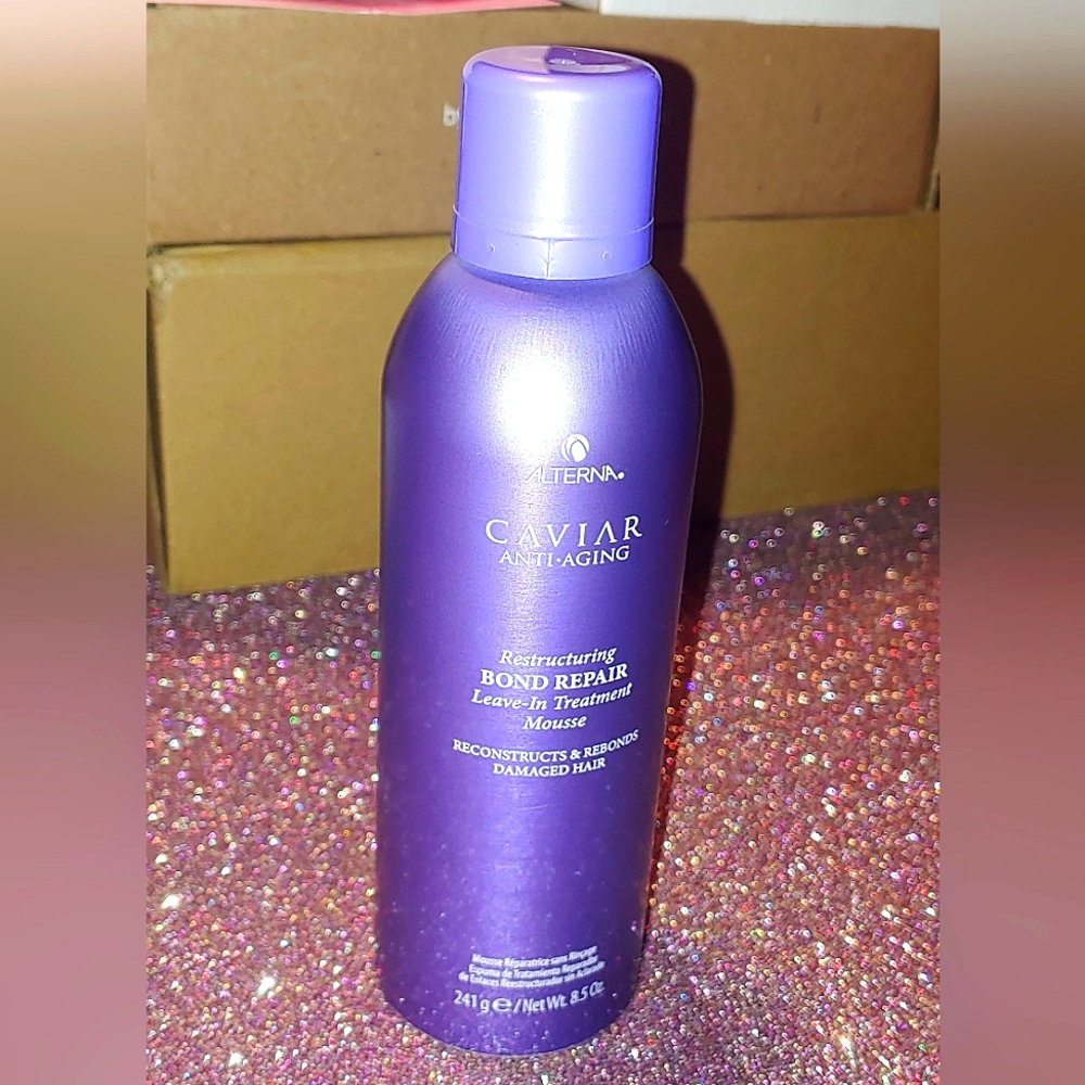 CAVIAR Anti-Aging Restructuring Bond Repair Leave-In Treatment Mousse ALTERNA